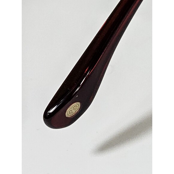 GIANNI PO WOMEN'S EYEGLASSES GP 1656 52-18 140 BURGUNDY NWT DEMO LENSES - Picture 6 of 14